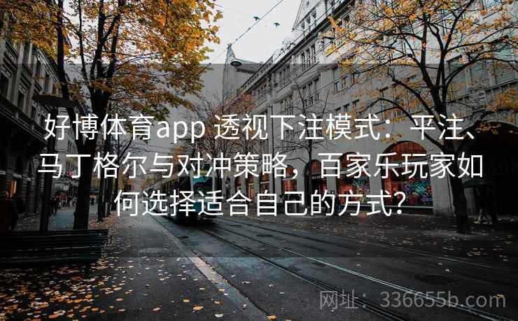 好博体育app 透视下注模式：平注、马丁格尔与对冲策略，百家乐玩家如何选择适合自己的方式？