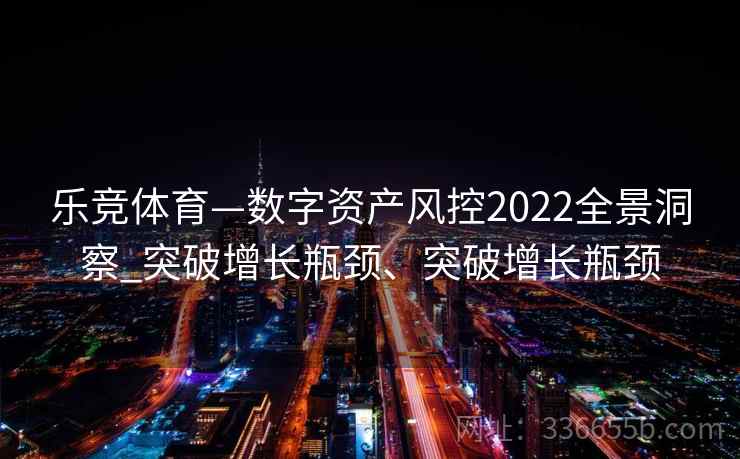 乐竞体育—数字资产风控2022全景洞察_突破增长瓶颈、突破增长瓶颈