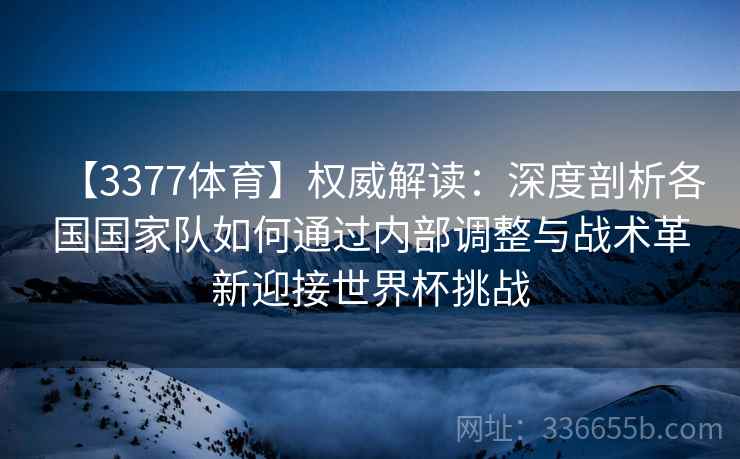 【3377体育】权威解读：深度剖析各国国家队如何通过内部调整与战术革新迎接世界杯挑战